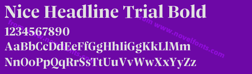 Nice Headline Trial BoldPreview Nice Headline Trial BoldPreview