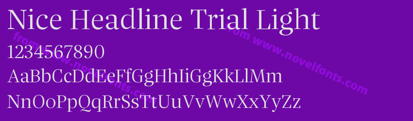 Nice Headline Trial LightPreview Nice Headline Trial LightPreview