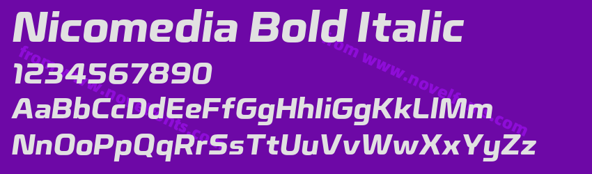 Nicomedia Bold ItalicPreview Nicomedia Bold ItalicPreview