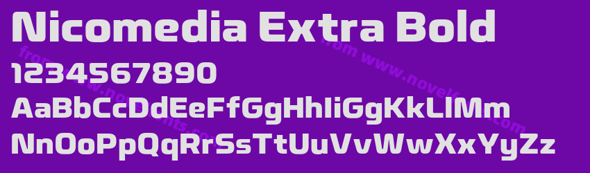 Nicomedia Extra BoldPreview Nicomedia Extra BoldPreview