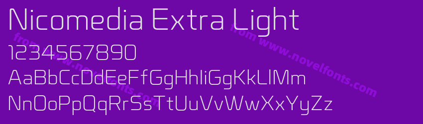Nicomedia Extra LightPreview Nicomedia Extra LightPreview