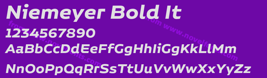Niemeyer Bold ItPreview Niemeyer Bold ItPreview