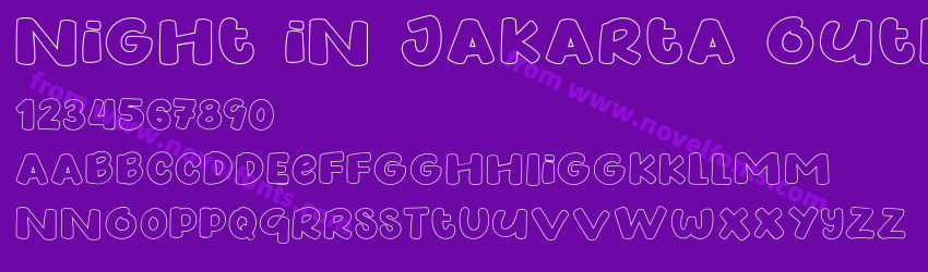 Night in Jakarta OutlinePreview Night in Jakarta OutlinePreview