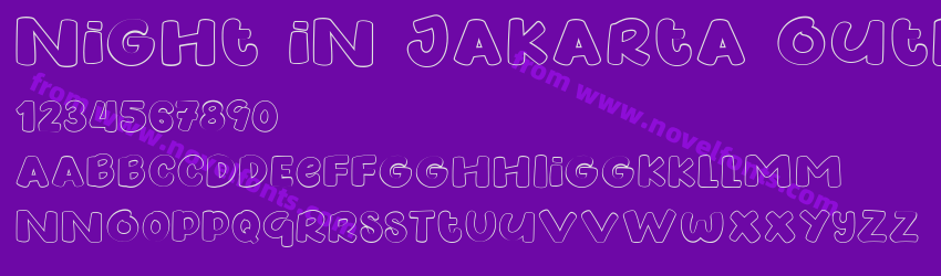 Night in Jakarta OutlinePreview Night in Jakarta OutlinePreview