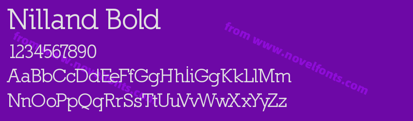 Nilland BoldPreview Nilland BoldPreview