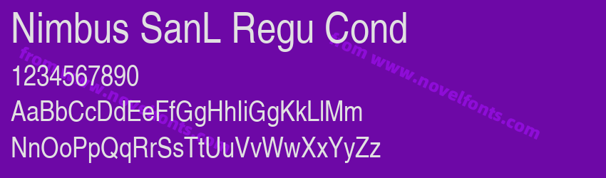 Nimbus SanL Regu CondPreview Nimbus SanL Regu CondPreview