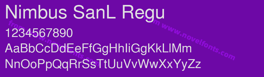 Nimbus SanL ReguPreview Nimbus SanL ReguPreview
