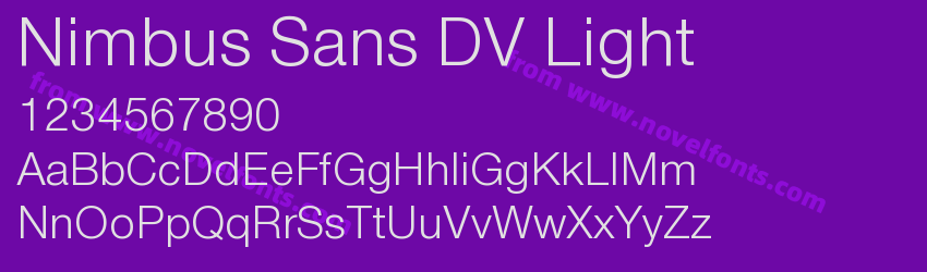 Nimbus Sans DV LightPreview Nimbus Sans DV LightPreview
