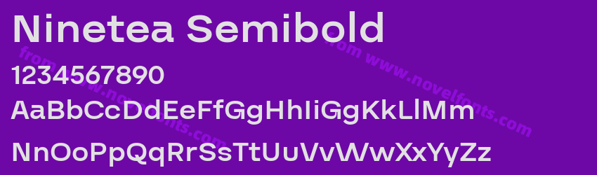 Ninetea SemiboldPreview Ninetea SemiboldPreview