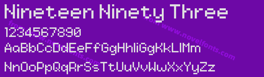 Nineteen Ninety ThreePreview Nineteen Ninety ThreePreview