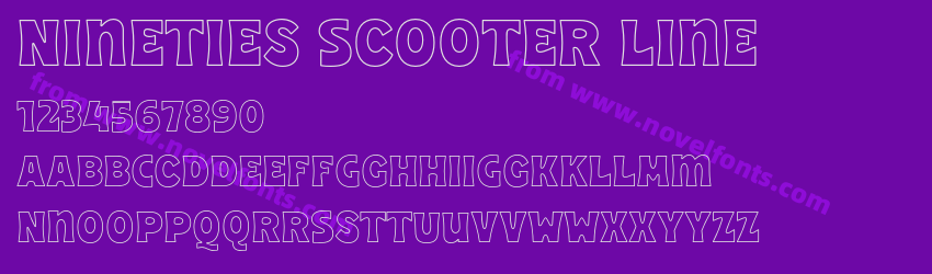 Nineties Scooter LinePreview Nineties Scooter LinePreview