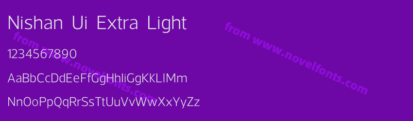 Nishan Ui ExtraLightPreview Nishan Ui ExtraLightPreview