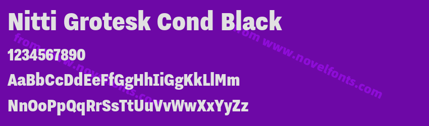 Nitti Grotesk Cond BlackPreview Nitti Grotesk Cond BlackPreview