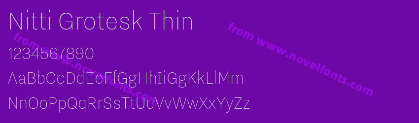 Nitti Grotesk ThinPreview Nitti Grotesk ThinPreview