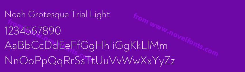 Noah Grotesque Trial LightPreview Noah Grotesque Trial LightPreview