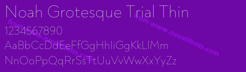 Noah Grotesque Trial ThinPreview Noah Grotesque Trial ThinPreview