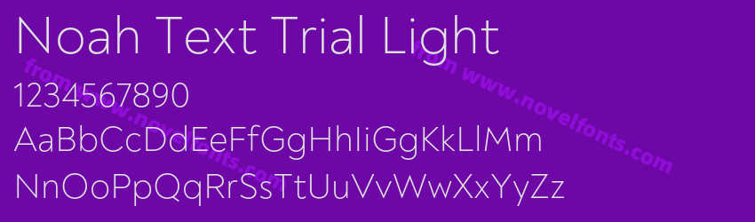 Noah Text Trial LightPreview Noah Text Trial LightPreview