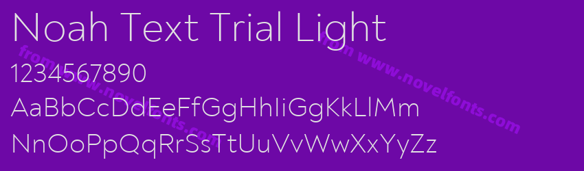Noah Text Trial LightPreview Noah Text Trial LightPreview