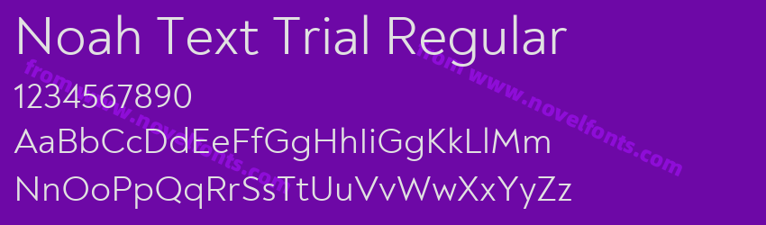 Noah Text Trial RegularPreview Noah Text Trial RegularPreview