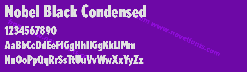 Nobel Black CondensedPreview Nobel Black CondensedPreview