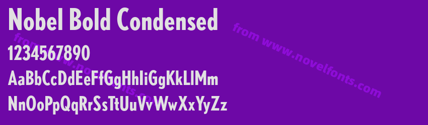 Nobel Bold CondensedPreview Nobel Bold CondensedPreview