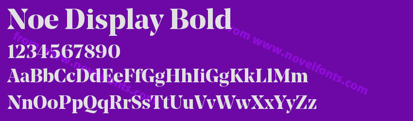 Noe Display BoldPreview Noe Display BoldPreview