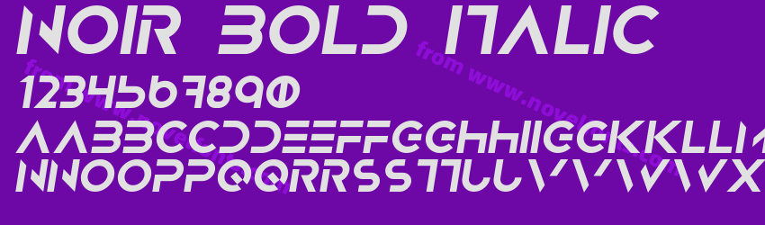 Noir Bold ItalicPreview Noir Bold ItalicPreview