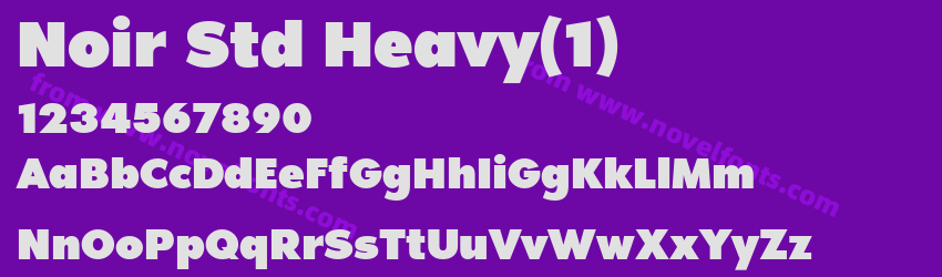 Noir Std HeavyPreview Noir Std HeavyPreview
