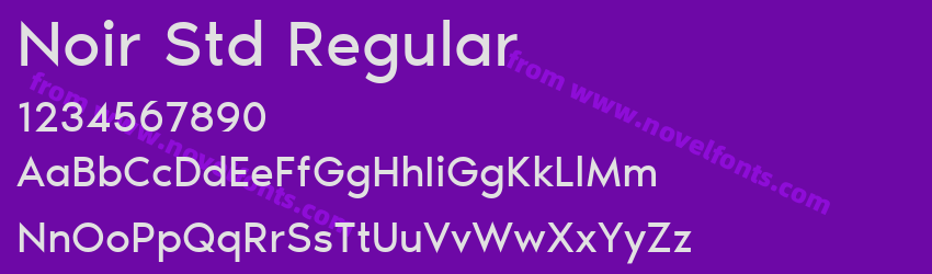 Noir Std RegularPreview Noir Std RegularPreview