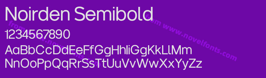 Noirden SemiboldPreview Noirden SemiboldPreview