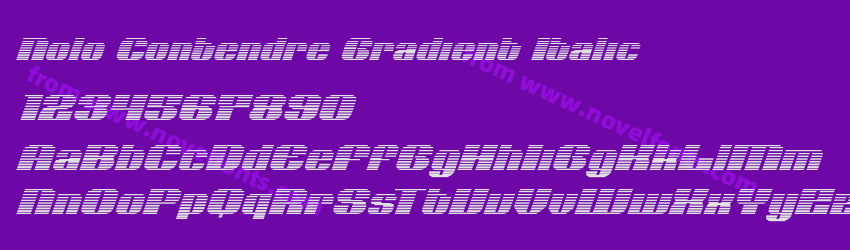 Nolo Contendre Gradient ItalicPreview Nolo Contendre Gradient ItalicPreview