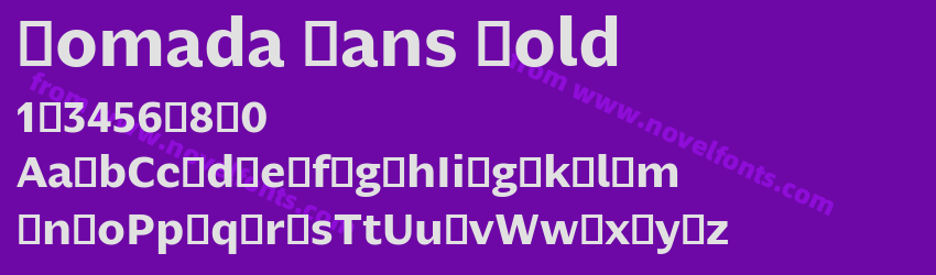 Nomada Sans BoldPreview Nomada Sans BoldPreview
