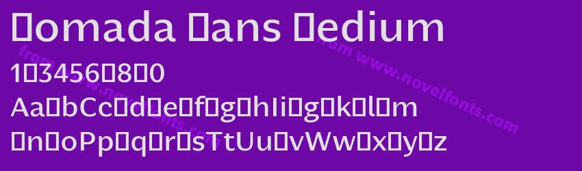Nomada Sans MediumPreview Nomada Sans MediumPreview