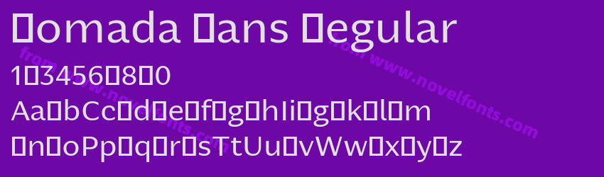 Nomada Sans RegularPreview Nomada Sans RegularPreview