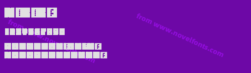 Nome Blox RegularPreview Nome Blox RegularPreview