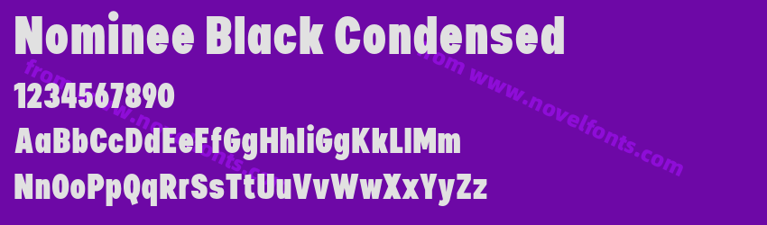 Nominee Black CondensedPreview Nominee Black CondensedPreview