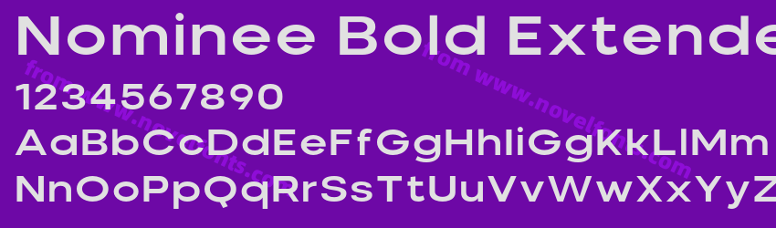 Nominee Bold ExtendedPreview Nominee Bold ExtendedPreview