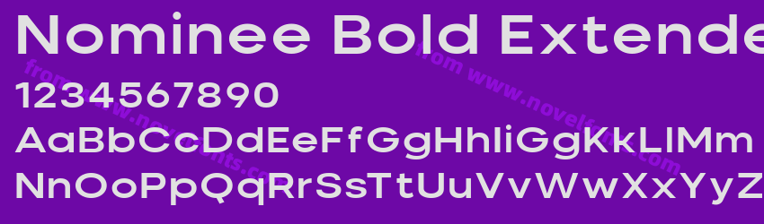 Nominee Bold ExtendedPreview Nominee Bold ExtendedPreview
