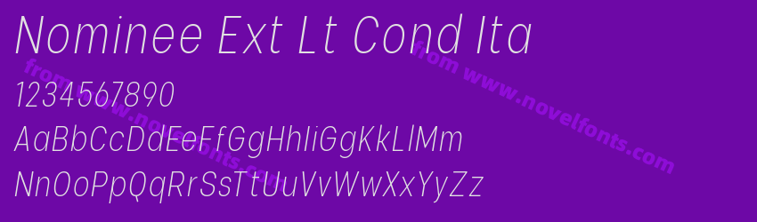 Nominee Ext Lt Cond ItaPreview Nominee Ext Lt Cond ItaPreview