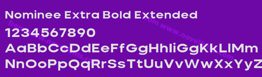Nominee Extra Bold ExtendedPreview Nominee Extra Bold ExtendedPreview