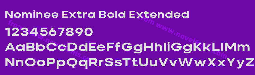 Nominee Extra Bold ExtendedPreview Nominee Extra Bold ExtendedPreview