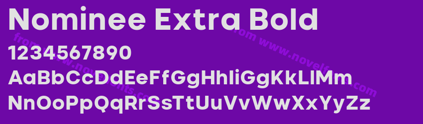 Nominee Extra BoldPreview Nominee Extra BoldPreview