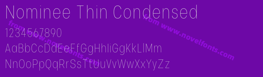 Nominee Thin CondensedPreview Nominee Thin CondensedPreview