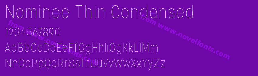 Nominee Thin CondensedPreview Nominee Thin CondensedPreview