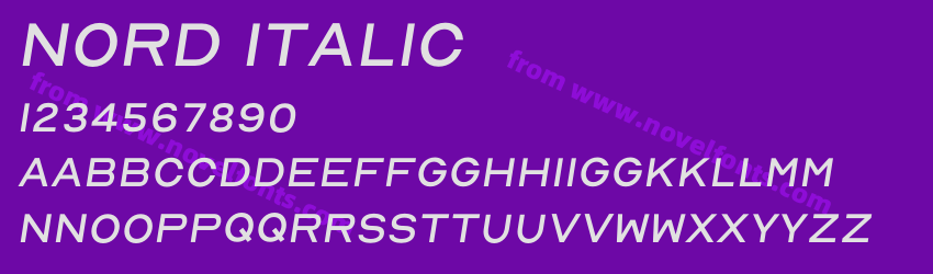Nord ItalicPreview Nord ItalicPreview