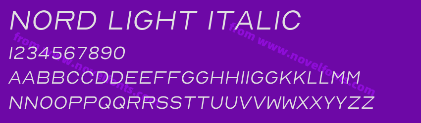 Nord Light ItalicPreview Nord Light ItalicPreview
