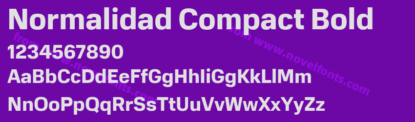 Normalidad Compact BoldPreview Normalidad Compact BoldPreview
