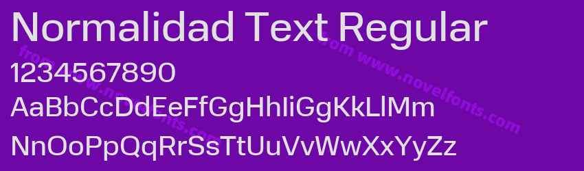 Normalidad Text RegularPreview Normalidad Text RegularPreview