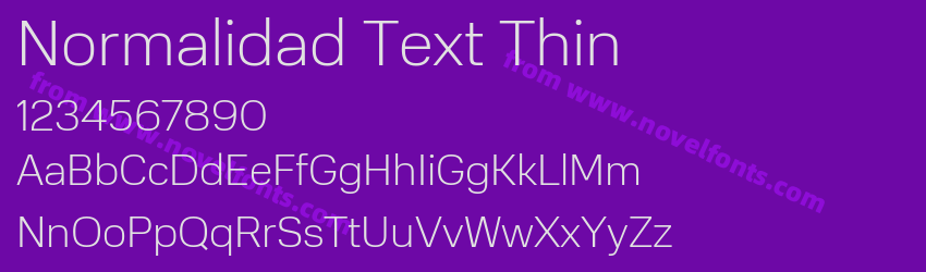 Normalidad Text ThinPreview Normalidad Text ThinPreview
