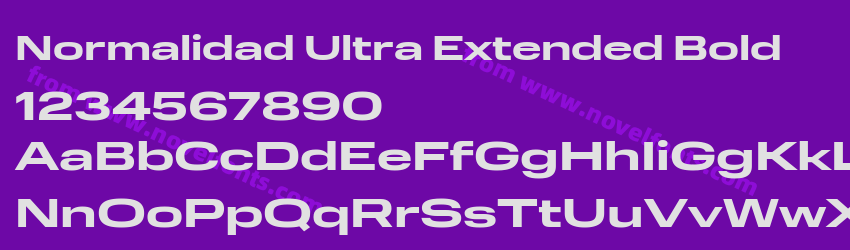 Normalidad Ultra Extended BoldPreview Normalidad Ultra Extended BoldPreview